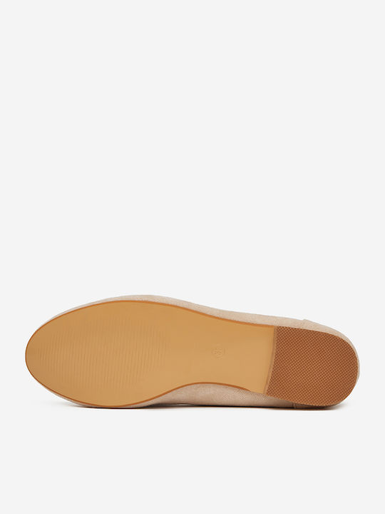 Γυναικεία Loafers σε Μπεζ Χρώμα