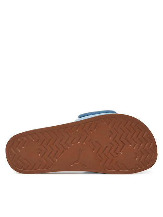Flache Sandalen für Damen in Blau Farbe
