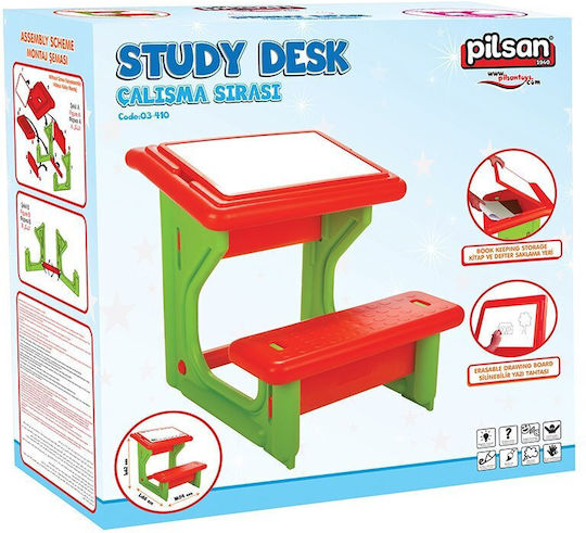 Birou pentru Copii pentru Desen din Plastic Albastru Pilsan