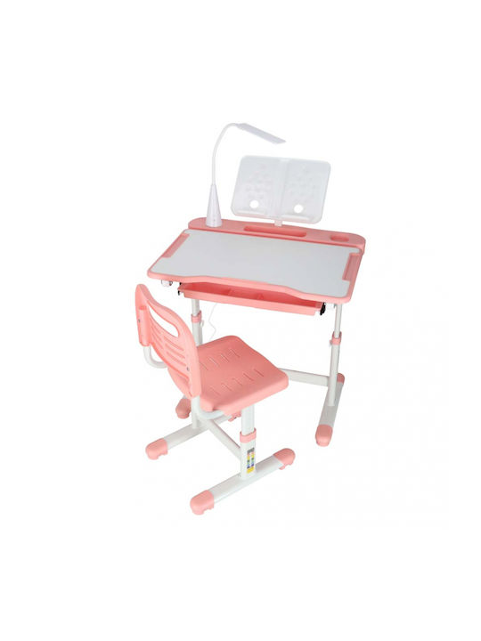 Детско Бюро за Рисуване от Пластмаса Розов ikonka