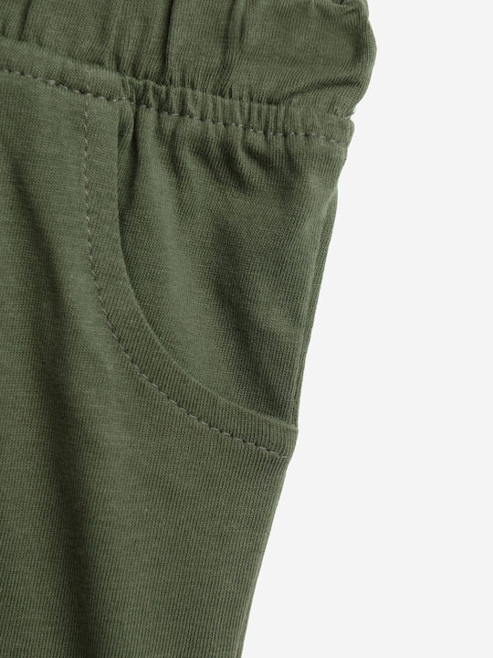 Set pentru copii cu pantaloni Vară 2buc Kaki
