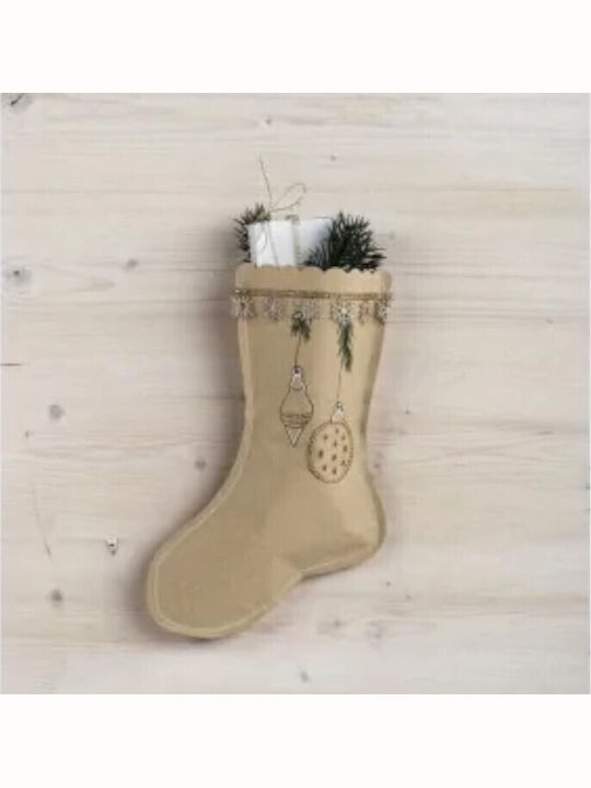Christmas Paper Socks Rayher 27.5x18cm 100gr Brown 6pcs