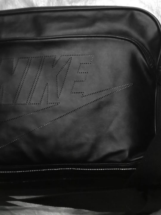 Vintage Leather Men's Bag Messenger Black