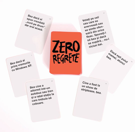 Joc de Societate Zero Regrets Take a Shot pentru 3+ Jucători 18+ Ani AS