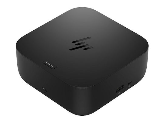 HP USB-C 100W G6 Dock USB-C Docking Station mit HDMI/DisplayPort 4K PD Ethernet und Verbindung 2 Monitore Schwarz