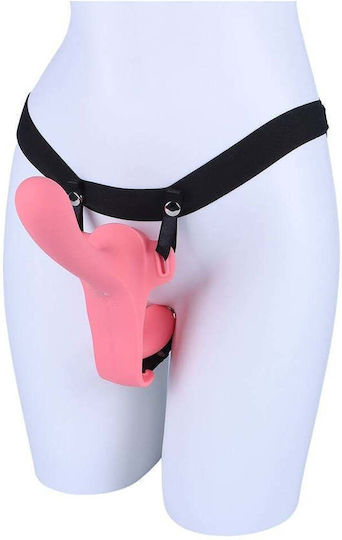 Twiny Strap-Ons Doppelter Vibrations-Gurtzeug Flüssigsilikon Usb