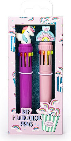 Tri-Coastal Design Unicorn Rainbow Στυλό Ballpoint 2τμχ