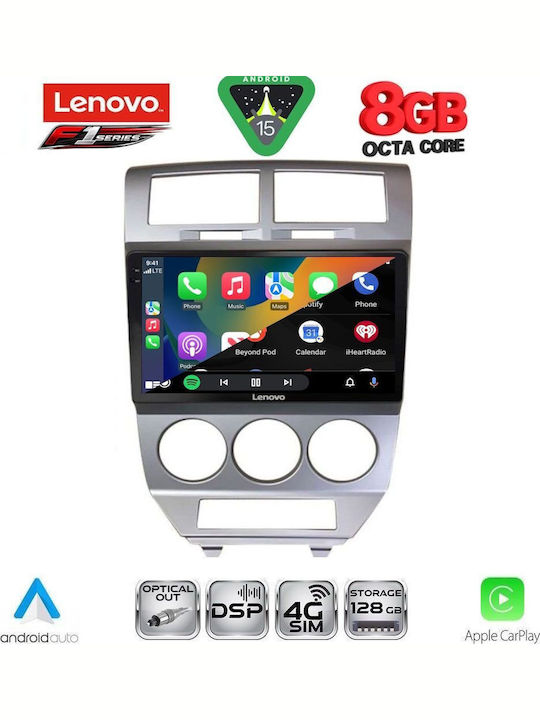 Lenovo Car Audio System Dodge Caliber 2006-2012 (Bluetooth/USB/WiFi/GPS/Apple-Carplay/Android-Auto) with Touch Screen 10"