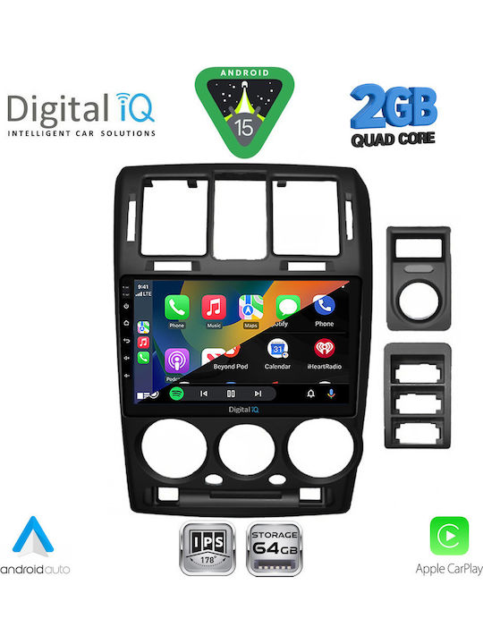 Digital IQ Car Audio System for Hyundai Getz 2002-2011 (Bluetooth/USB/WiFi/GPS/Apple-Carplay/Android-Auto) with Touch Screen 9"