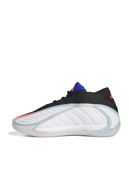 Anthony Edwards 2 Висока Баскетболни обувки Cloud White / Lucid Red / Silver Metallic