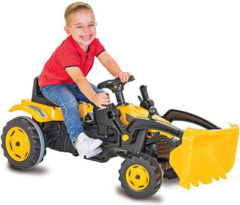 Kinder Bagger Active Bucket Fuß zu Boden mit Pedal Gelb