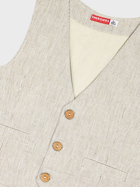 Energiers Baptism Vest for Boys Beige