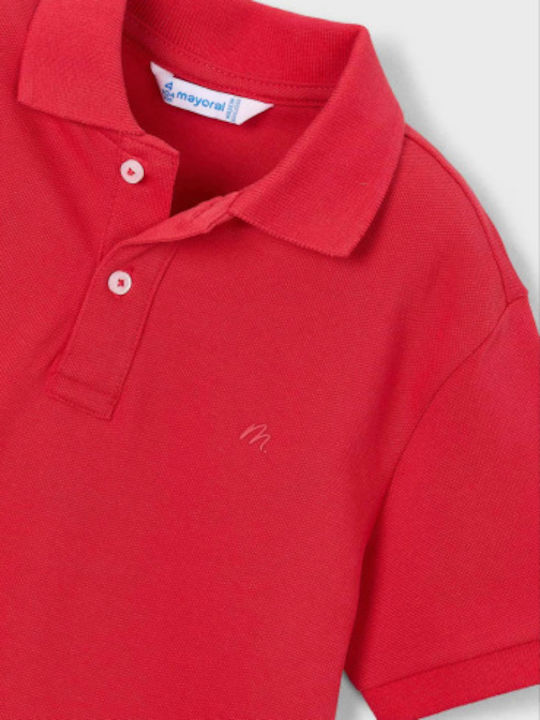 Kinderoberteile Polo Kurzärmelig Rote