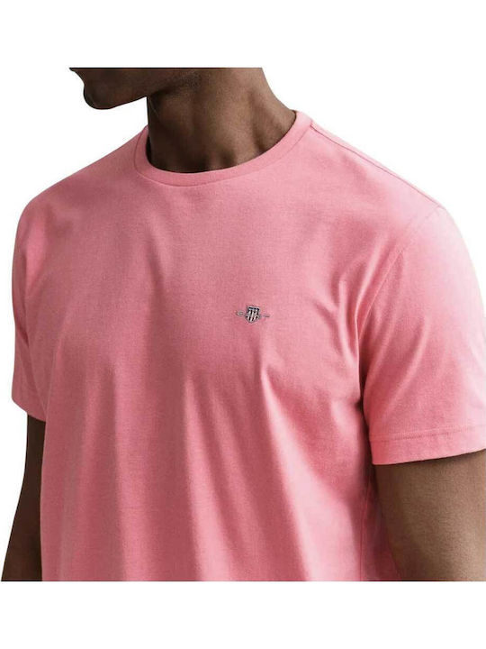 Polo Herrenbluse Kurzarm Rosa