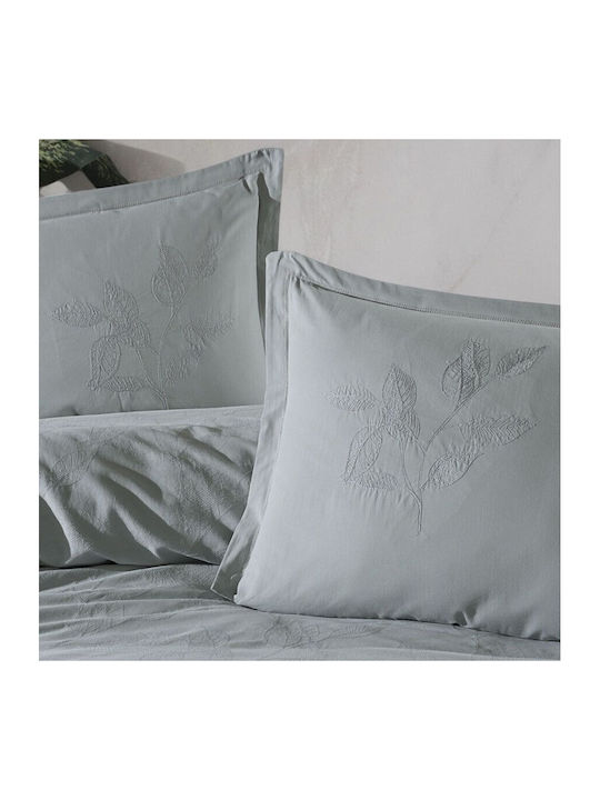 Clasy Home Set Husă de Pilotă Dublă cu 4 Fețe de Pernă & 1 Cearsaf 200x220 Verde