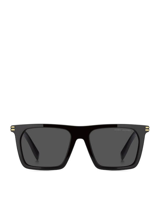 Marc Jacobs Unisex Γυαλιά Ηλίου με Μαύρο Κοκκάλινο Σκελετό και Γκρι Ντεγκραντέ Φακό MARC 908/S 807/IR