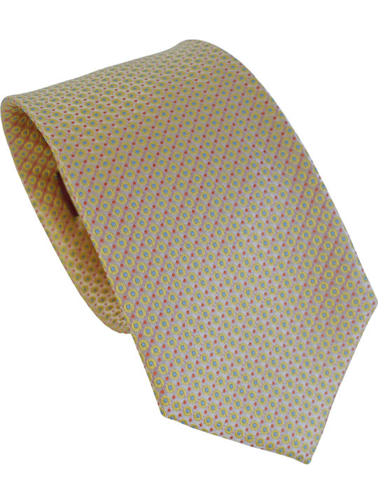 Pierre Cardin Men's Tie Silk Printed in Orange Color Pierre Cardin Men's Tie Silk Printed in Orange Color
