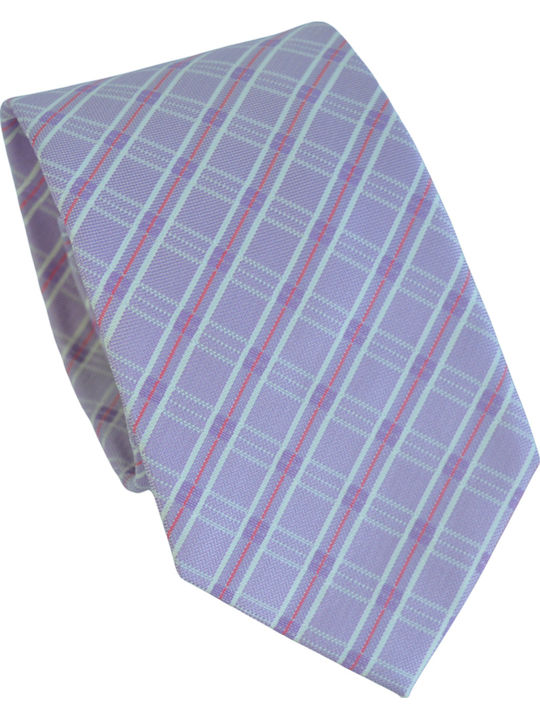 Pierre Cardin Men's Tie Silk Printed in Purple Color