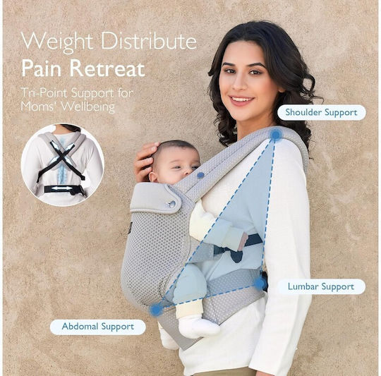 Momcozy Classic Carrier Gray with Maximum Weight 20kg