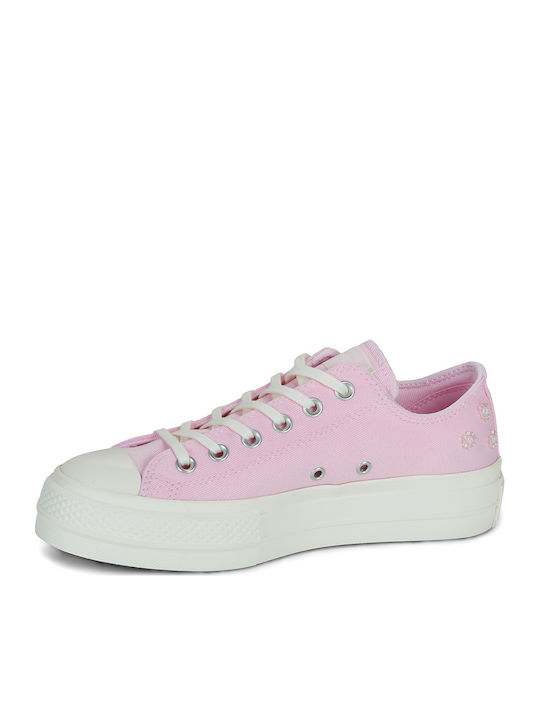 Chuck Taylor All Star Lift Platform Дамски Сникърси Розови
