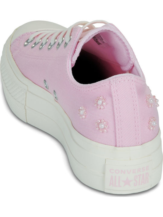Chuck Taylor All Star Lift Platform Дамски Сникърси Розови