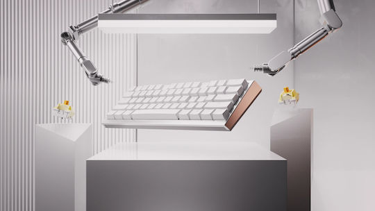 Ducky One X Безжичен Гейминг Механична Клавиатура с RGB подсветка (Международен Английски) Черен