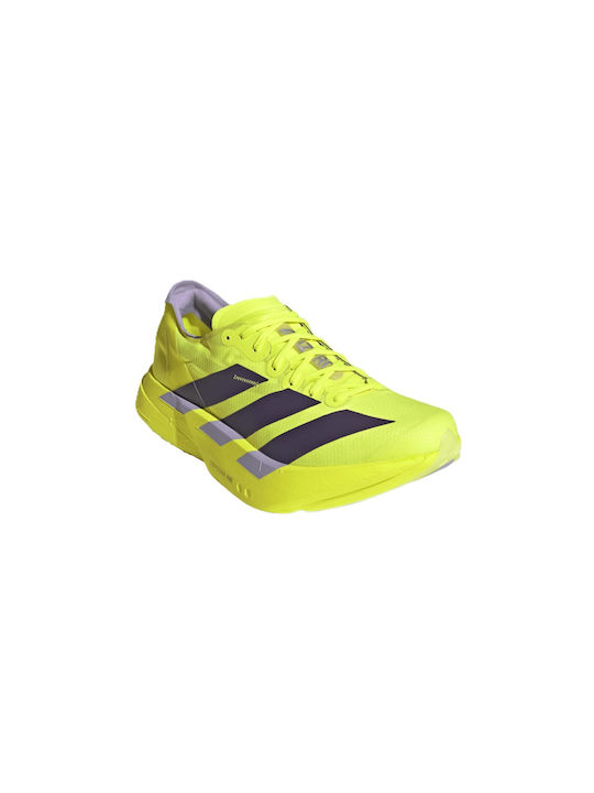 Adizero Adios Pro 4 Sport Shoes Running Solar Yellow / Aurora Plum / Powder Plum