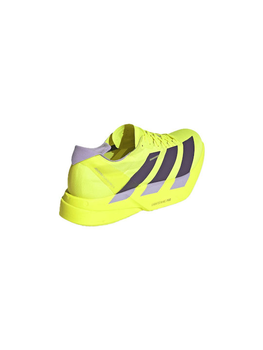 Adizero Adios Pro 4 Sport Shoes Running Solar Yellow / Aurora Plum / Powder Plum