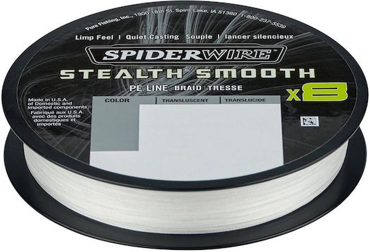 Spiderwire Stealth Smooth 8 Fishing Filament 150m 0.11mm 10.3kg