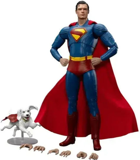Superman 2025 Action Figure Superman & Krypto 21cm