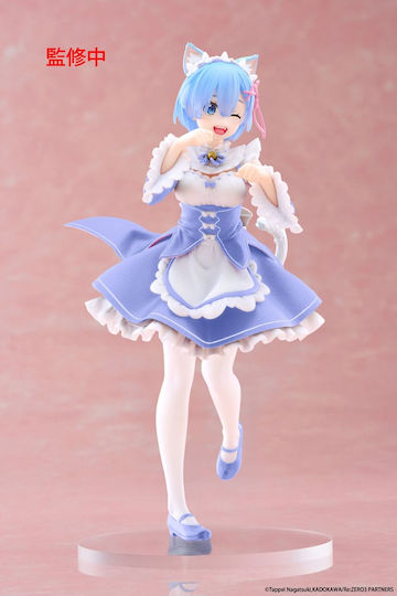 Re: Null Beginn des Lebens in einer anderen Welt Rem Cat Maid Ver Erneuerte Statue Figur 18cm