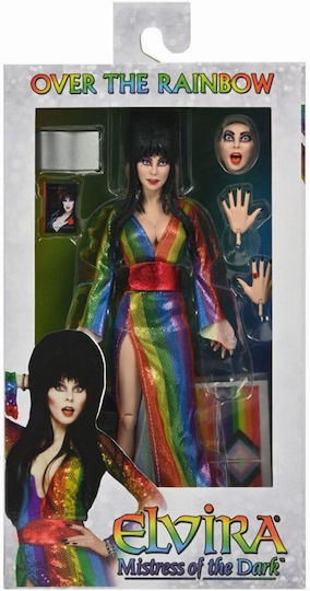 Neca Elvira Mistress Of The Dark Over The Rainbow Elvira Action Figure Height 20cm in Scale 1:10