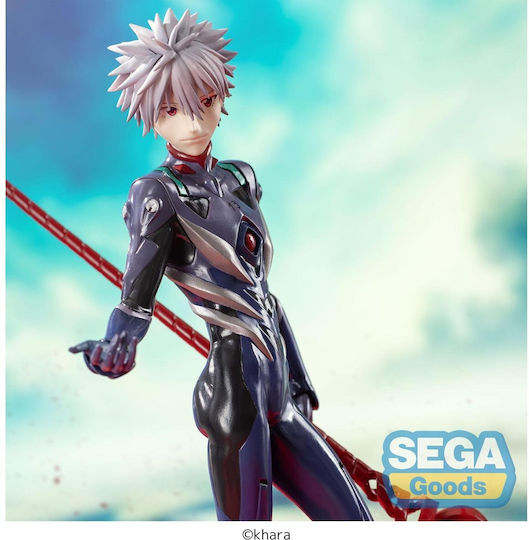 Evangelion 3.0+1.0 Thrice Upon A Time Kaworu Nagisa X Spear Longinus Φιγούρα Αγαλματίδιο 21cm