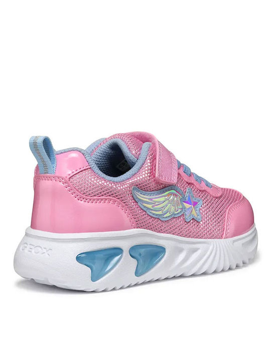 J Assister Kinder Sneakers Anatomisch mit Lichtern Rosa
