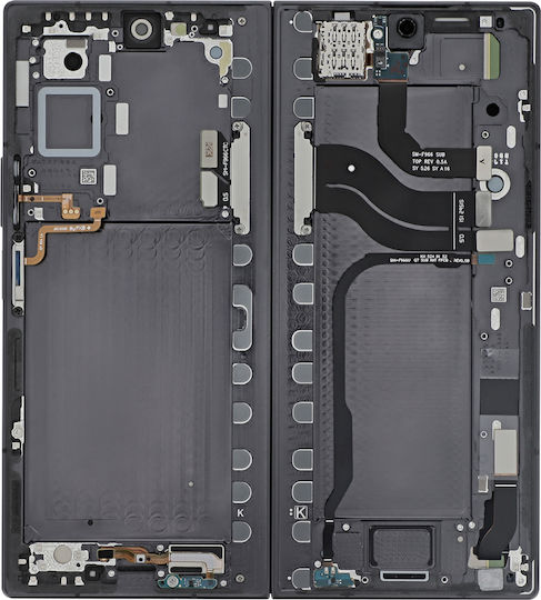 Samsung Original Screen Galaxy Z Fold7 Amoled Glass Chassis Service Pack Black