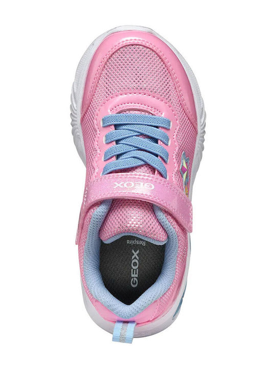J Assister Kinder Sneakers Anatomisch mit Lichtern Rosa