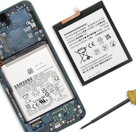Clappio Battery Galaxy S22 Plus Capacity 4500mah Model Eb-bs906aby Grey