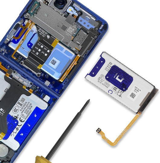 Основна Батерия Samsung Galaxy Z Flip 7 Капацитет 1225mah Модел Eb-bf766abe Сива