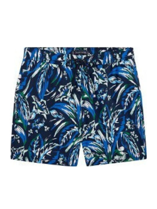 Men's Swimwear Shorts Blue Floral
