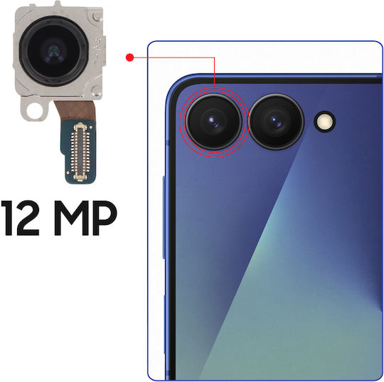 Samsung Original 12mp Ultra Wide Angle Rear Camera Galaxy Z Flip7 Service Pack Black Silver
