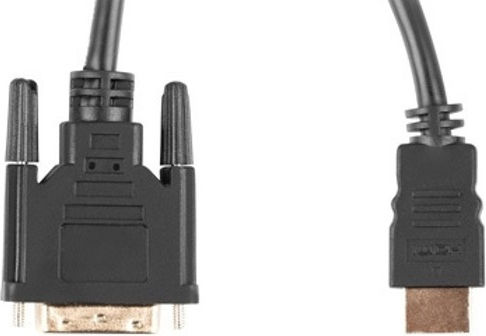 Lanberg Kabel DVI-D-Stecker - HDMI-Stecker 3m Schwarz (CA-HDDV-20CU-0030-BK)