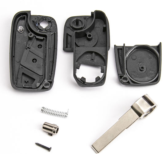 Foldable Car Key Shell with Blade without Buttons for Fiat