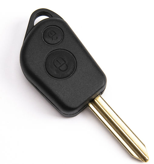 Car Key Shell with Blade without Buttons for Citroen / Peugeot