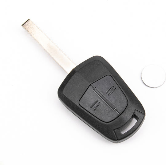 Car Key Shell with Blade without Buttons Corsa for Opel
