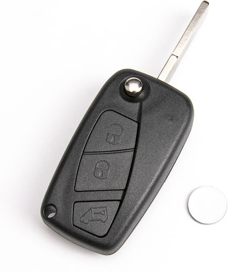 Foldable Car Key Shell with Blade without Buttons for Fiat