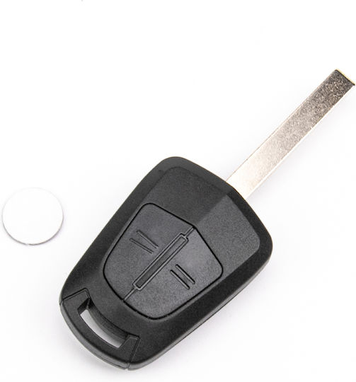 Car Key Shell with Blade without Buttons Corsa for Opel