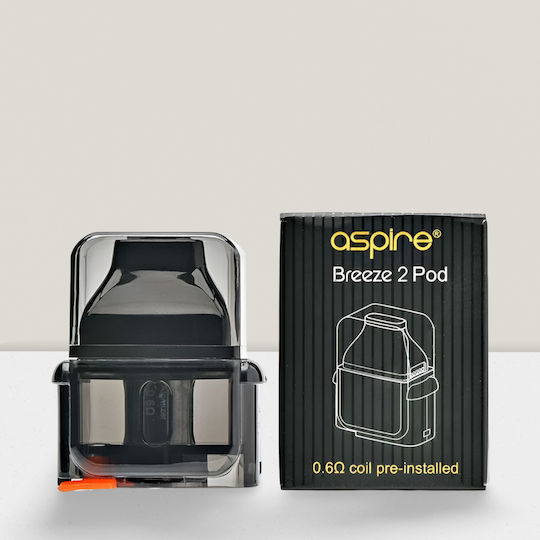 Aspire Breeze 2 Replacement Ersatz-Pod 2ml mit Widerstand 0.6ohm 1Stück