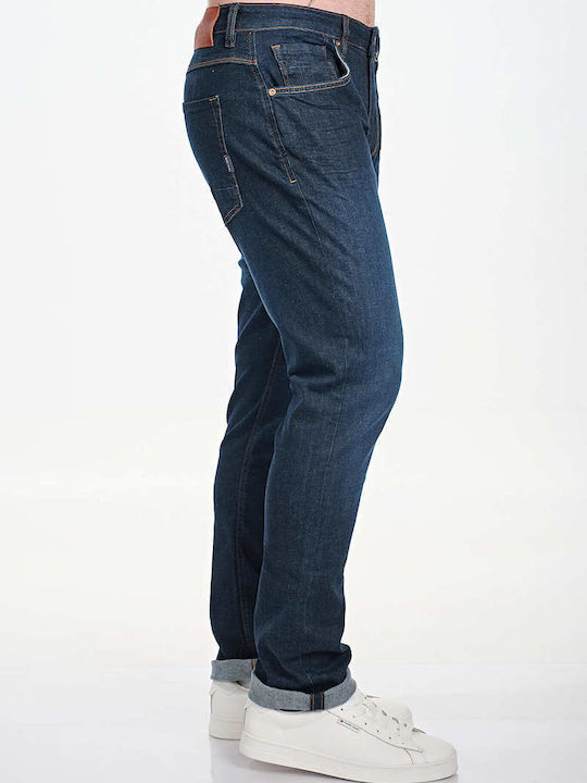 Men's Jeans Pants with Relaxed Fit Dark Blue