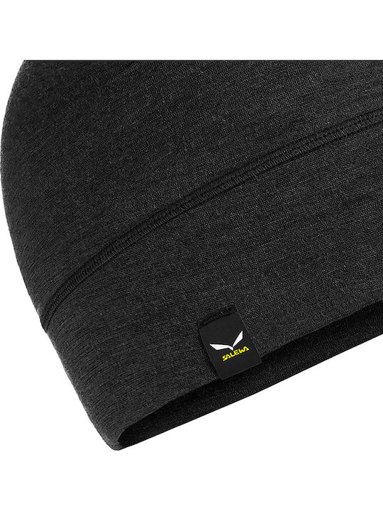 Cristallo Beanie Unisex Σκούφος Πλεκτός σε Μαύρο χρώμα
