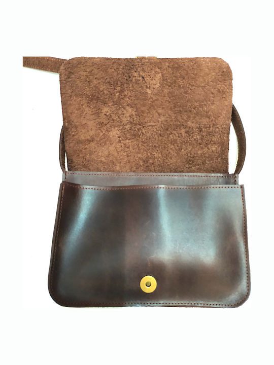 Leder Damentasche Umhängetasche Braun